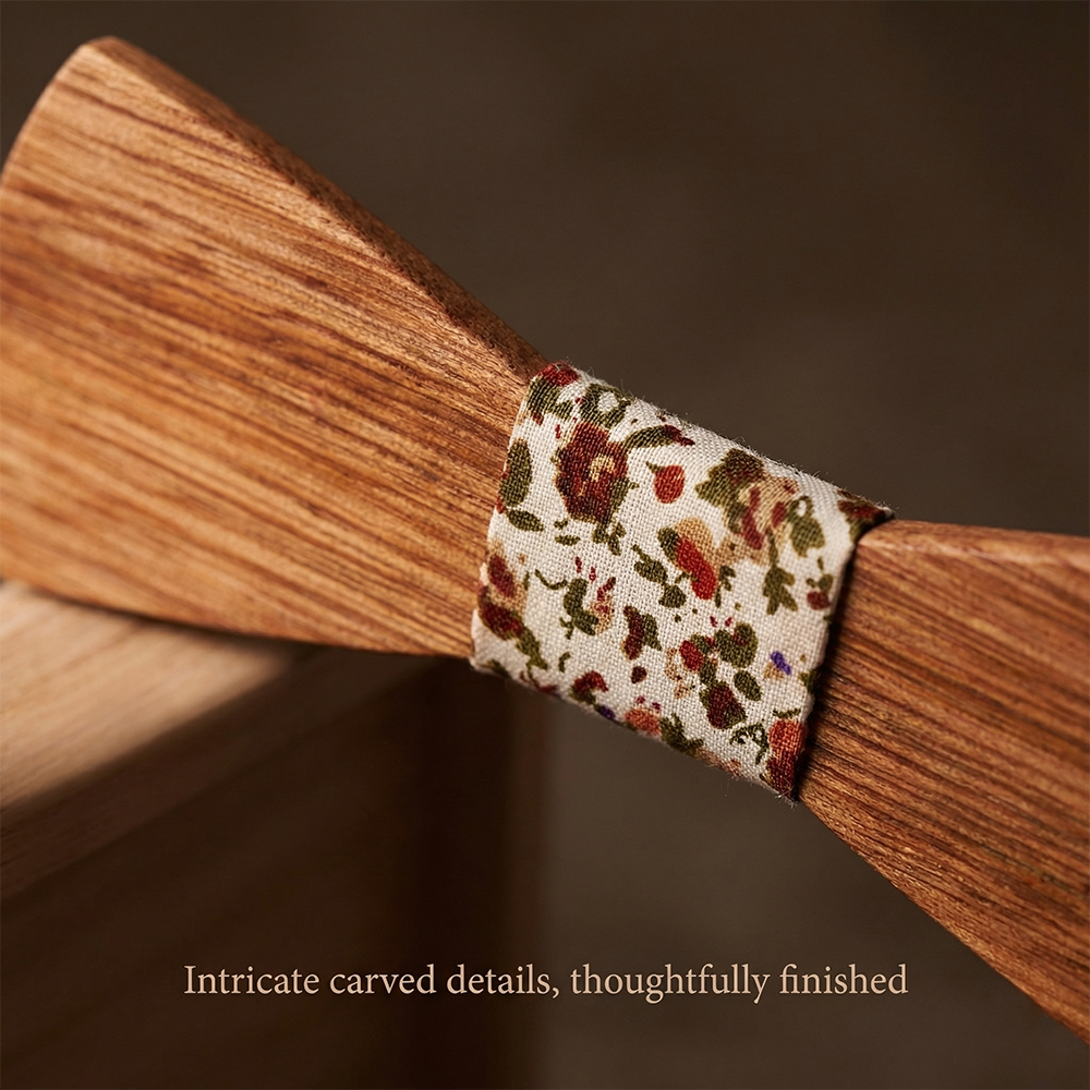 MAHOOSIVE T260 wooden bow tie photo 8