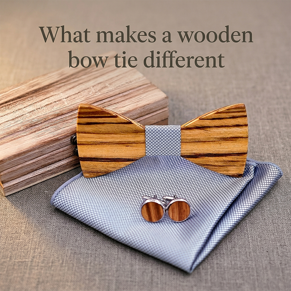 MAHOOSIVE T261 wooden bow tie photo 4