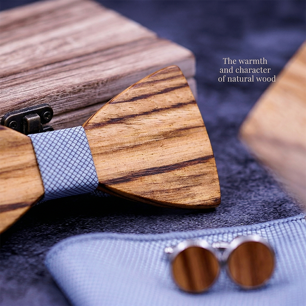 MAHOOSIVE T261 wooden bow tie photo 6