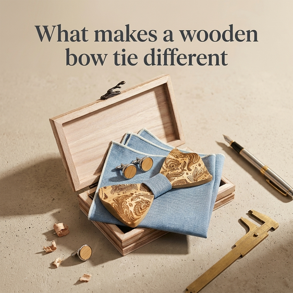 MAHOOSIVE T262 wooden bow tie photo 4