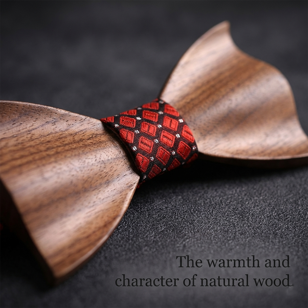 MAHOOSIVE T341 wooden bow tie photo 6